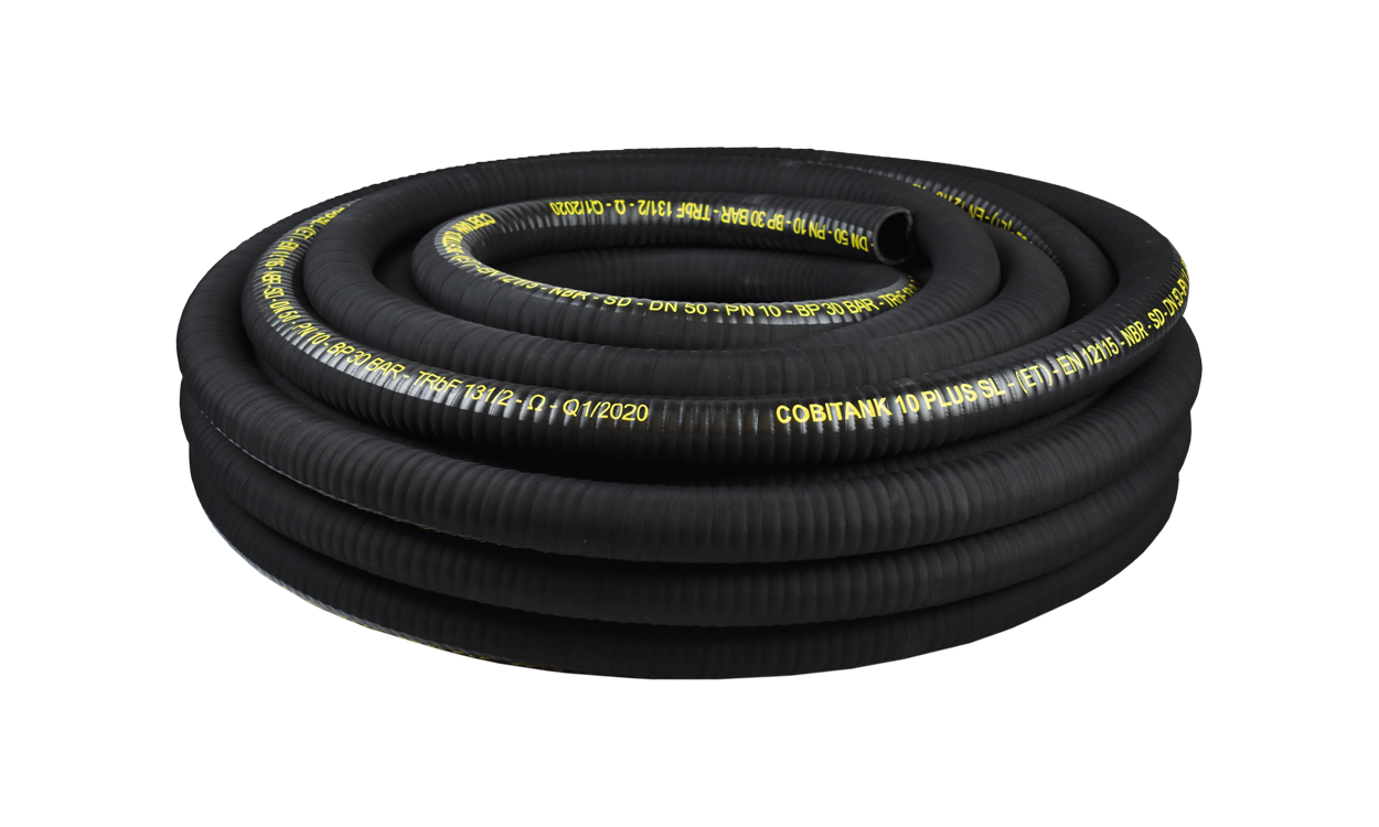 COBITANK 10 PLUS SL - Oil- and petrol-resistant suction and pressure hose according to EN 12115, very flexible