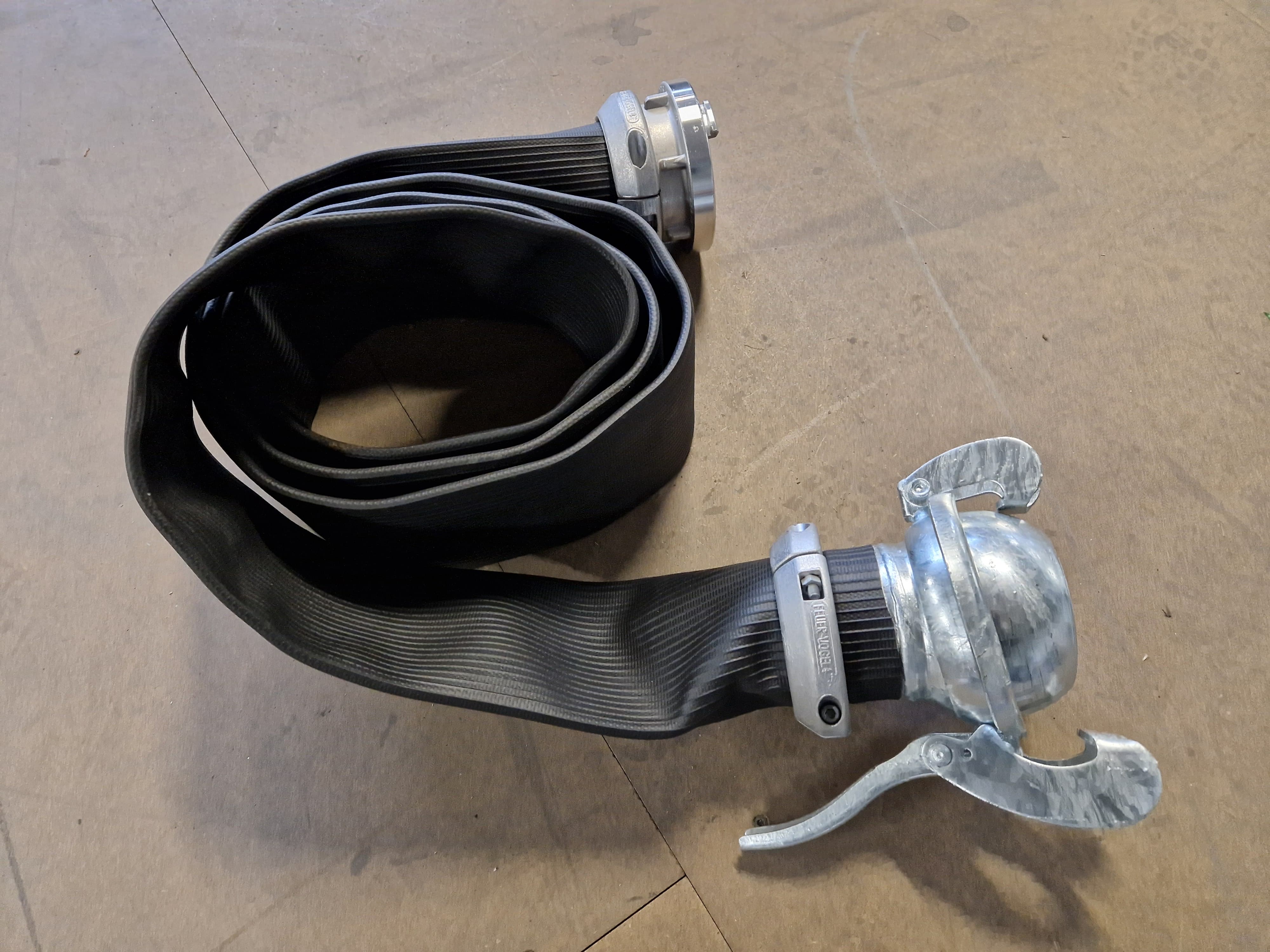 m kupplung mit hebelwerk system bauer mit kurzer tuelle fuer klemmringe eingebunden mit cobirain huecobi gmbh