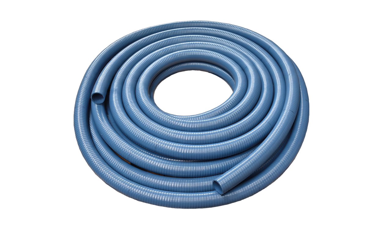 cobioil k oel und benzinbestaendiger pvc saug und druckschlauch blau rolle
