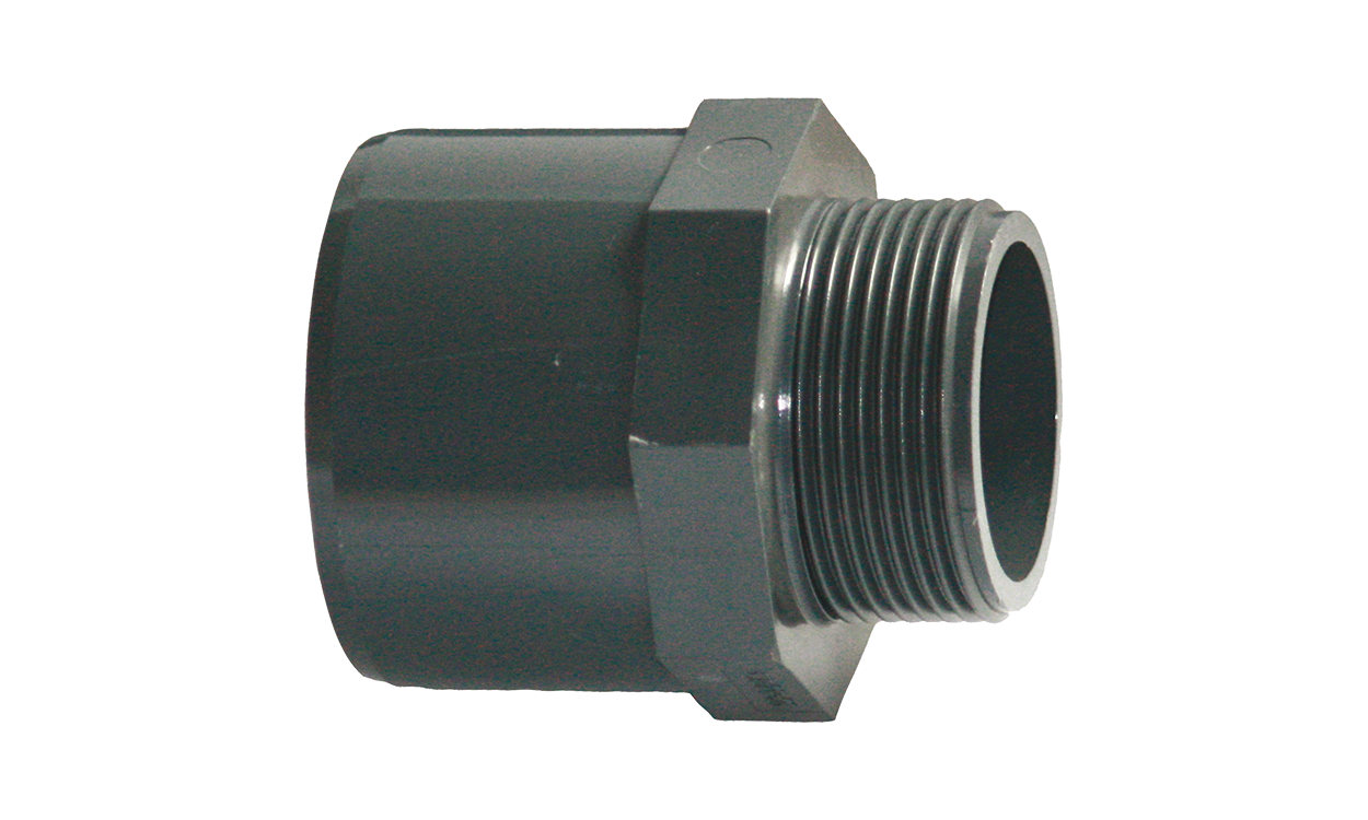 pvc muffe mit aussengewinde und klebemuffe