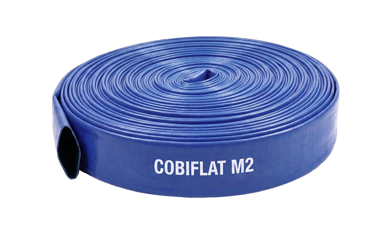 COBIFLAT M2 - Mittelschwerer PVC Flachschlauch, zweilagig