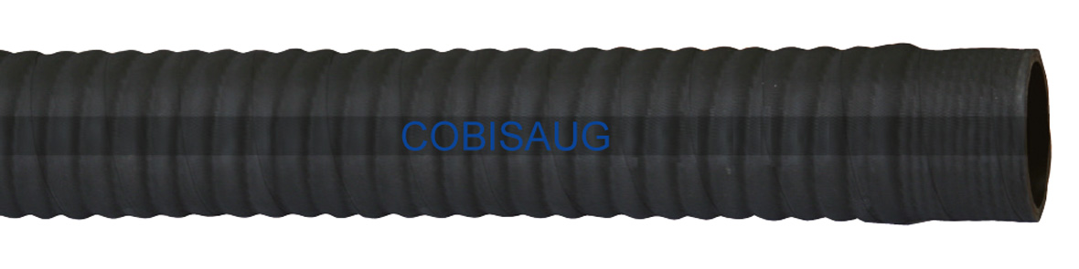 COBISAUG - Hochflexibler Gummi-Spiralsaugschlauch mit spiralfreien Muffen