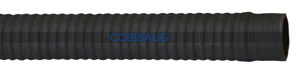 cobisaug gummi spiralsaugschlauch mit spiralfreien muffen guellesaugschlauch schwarz bar betriebsdruck gerade laenge