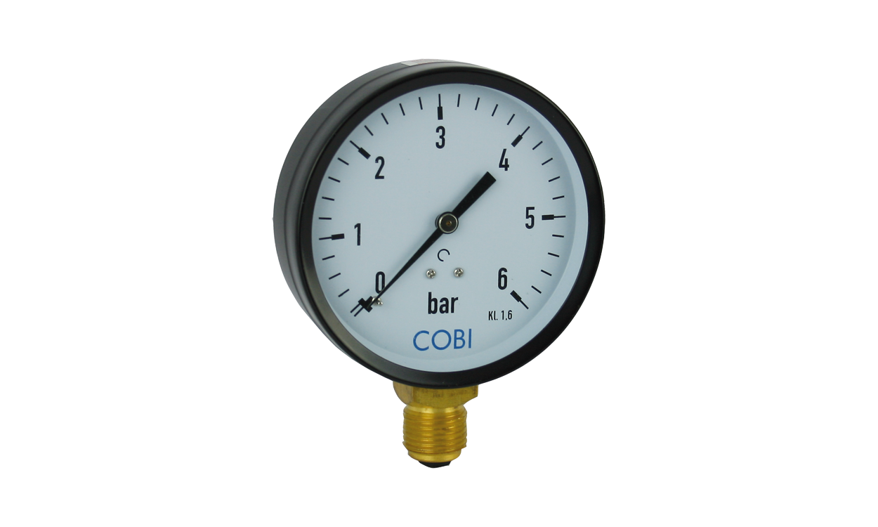 manometer unten mit aussengewinde