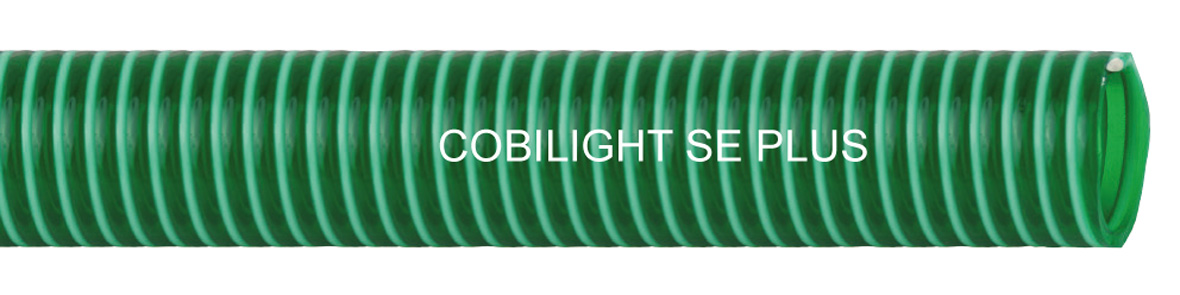 cobilight se plus hochflexibler pvc saug und druckschlauch gruen mit weisser spirale fuer schleppschlauchverteiler guelleausbringung gerade laenge
