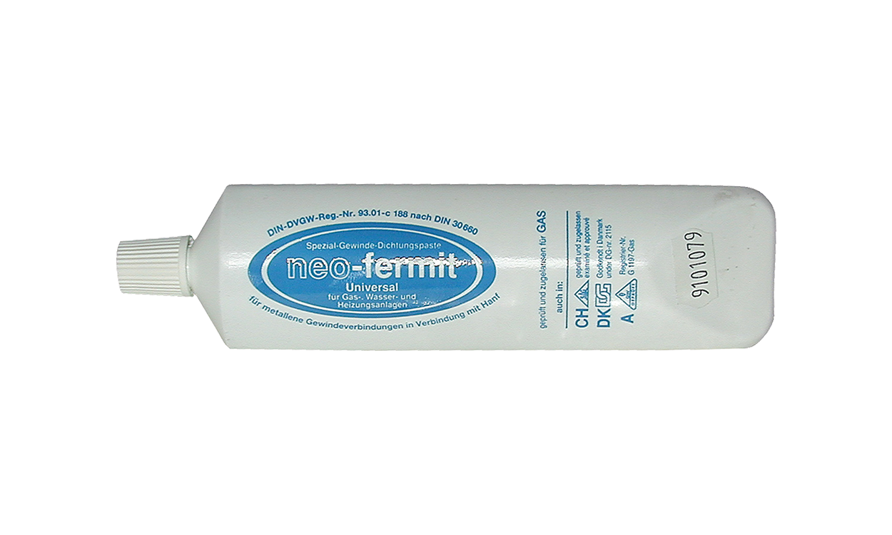 neo fermit universal giftfreie dichtungspaste fuer gas und trinkwasserleitungen