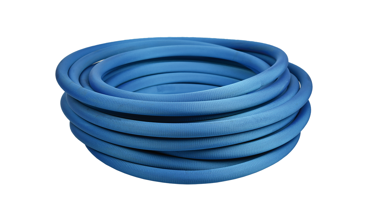 cobipress sl superleichter epdm pressluftschlauch mit synthetischem gepflecht blau bar betriebsdruck rolle
