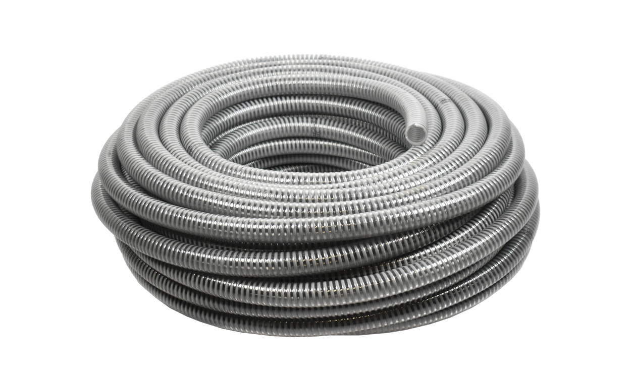cobiseed pvc saug und druckschlauch grau fuer saemaschinen unddrillmaschienen als saatschlauch rolle