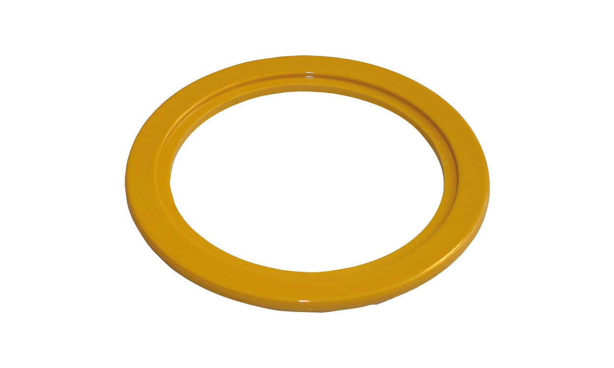 kurvenschutzring zum schutz des kurvenstuecks nylon gelb