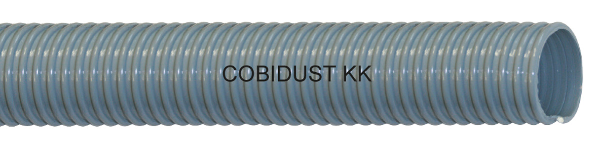 cobidust kk pvc saug und geblaeseschlauch absaugschlauch drillmaschinenschlauch saatschlauch leichter luftschlauch grau gerade laenge