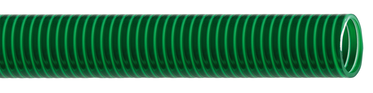 cobilight se fix pvc saug und druckschlauch gruen mit weisser spirale fuer schleppschlauchverteiler guelleausbringung gerade laenge