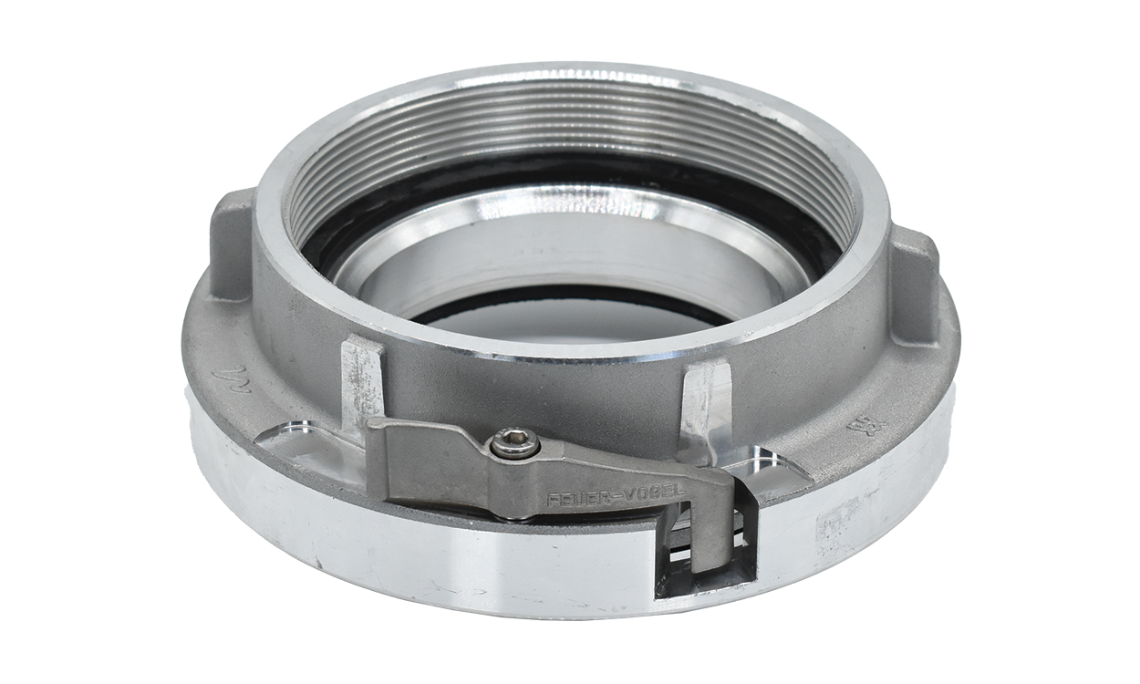 aluminium festkupplung mit innengewinde mit verriegelung system storz hcobi gmbh
