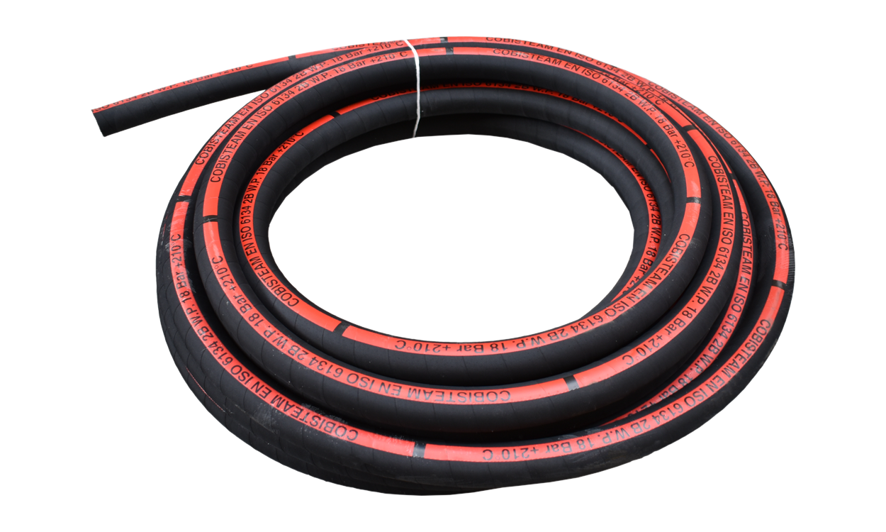 cobisteam en hochdruck heissdampfschlauch epdm fuer sattdampf rolle