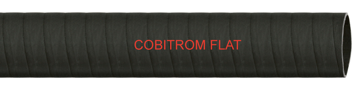 cobitrom flat silo foerderschlauch flach aufrollbar flachschlauch druckfoerderschlauch schwarz bar betriebsdruck elektrisch leitfaehig gerade laenge