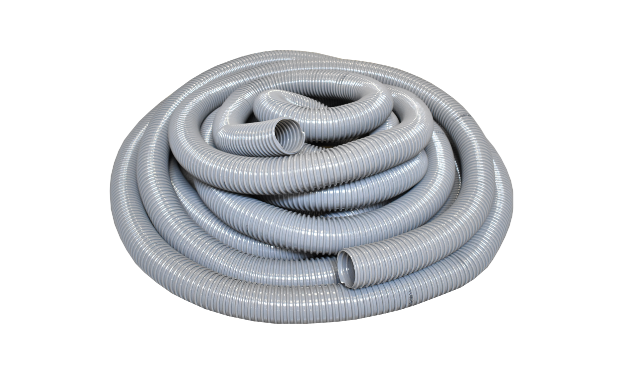 cobidust kk pvc saug und geblaeseschlauch absaugschlauch drillmaschinenschlauch saatschlauch leichter luftschlauch grau rolle