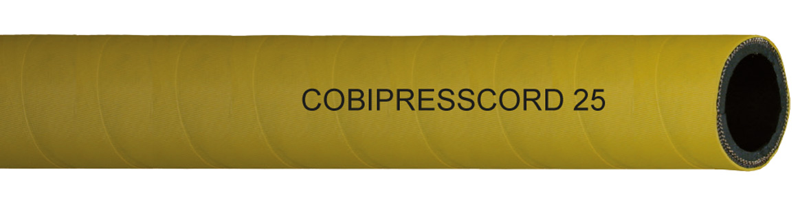 cobipresscord sbr pressluftschlauch bar betriebsdruck gelb fuer schwerem einsatz gerade laenge