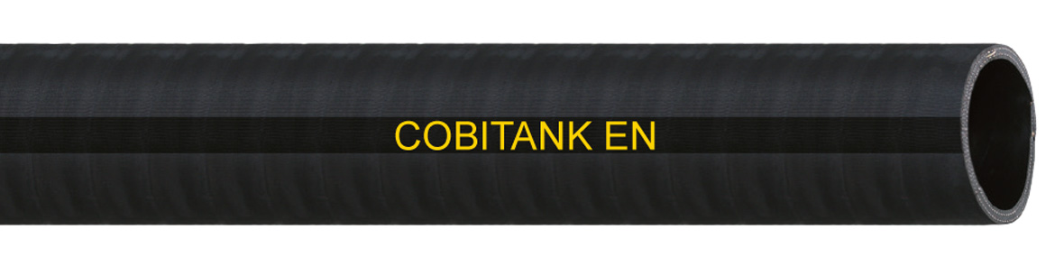 cobitank en oel und benzinbestaendiger saug und druckschlauch nach en tankwagenschlauch bahnkesselwagen elektrisch leitfaehig schwarz gerade laenge