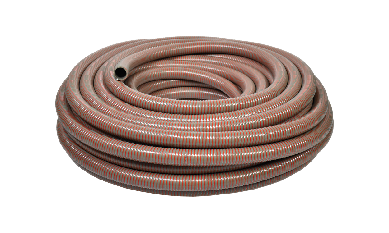 cobicrea hochflexibler pvc saug und druckschlauch grau rot guelleschlauch rolle