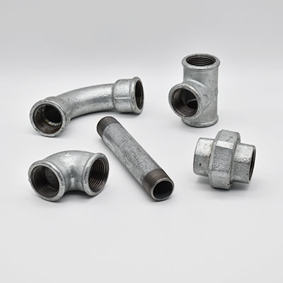 huecobi verzinkte fittings aus temperguss