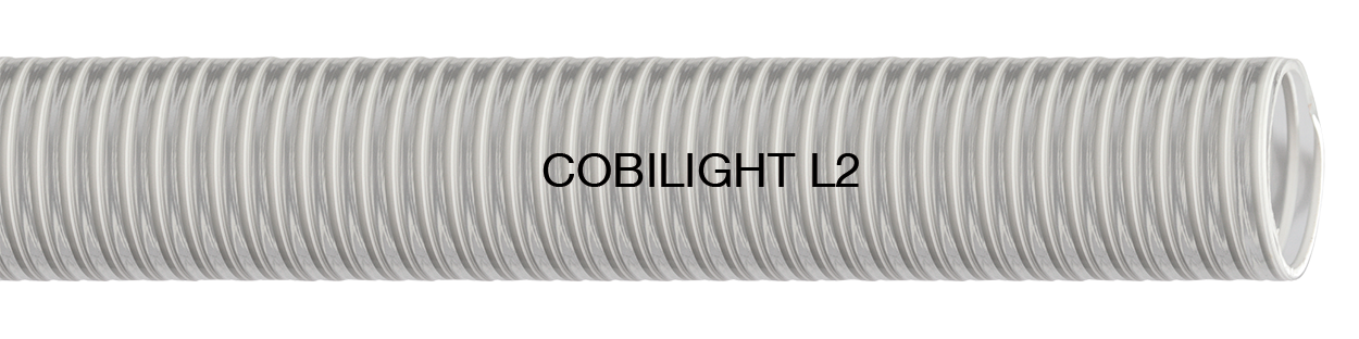 cobilight l pvc saug und druckschlauch weiss fuer lebensmittel nach eu verordnung gerade laenge huecobi gmbh