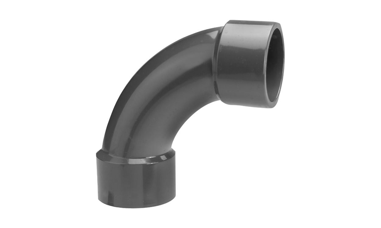 pvc bogen grad bar aus spritzguss