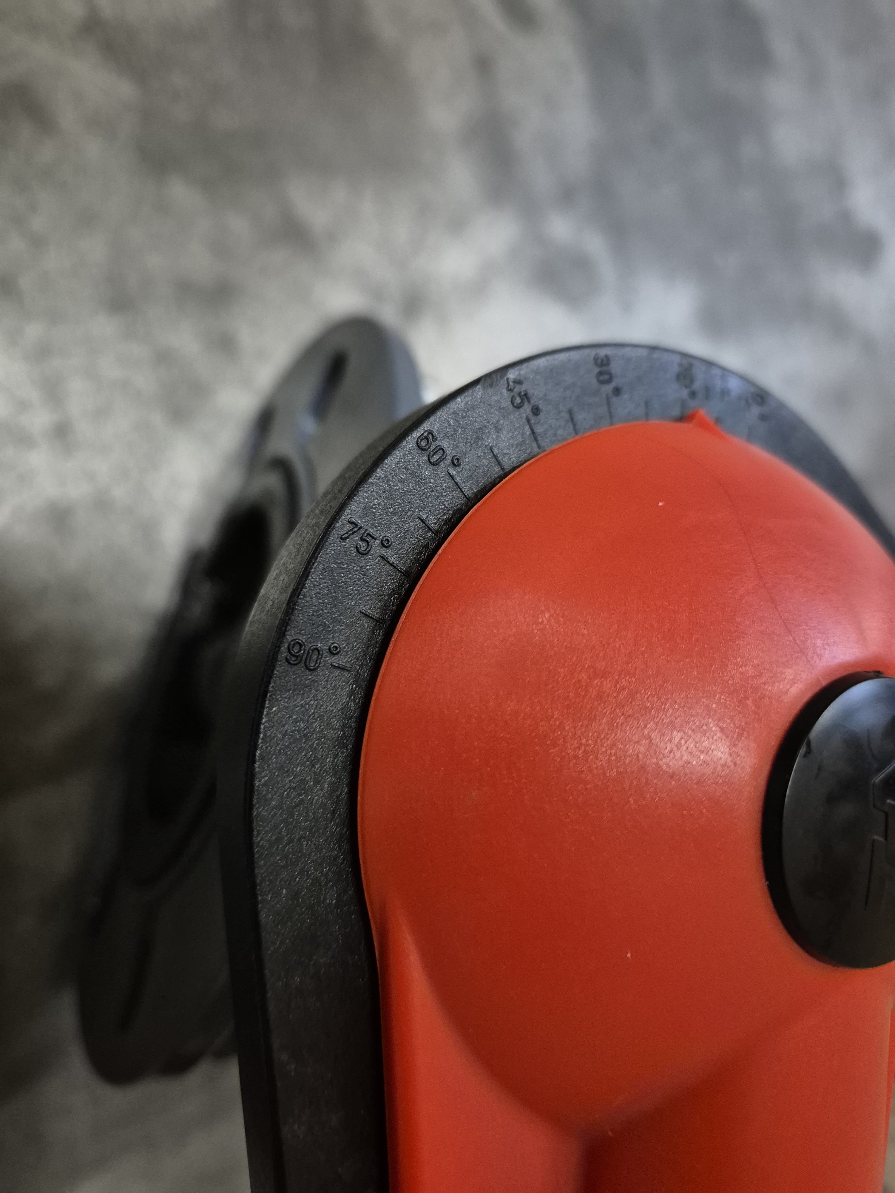 pvc absperrklappe typ vdl mit rasterhebel rot rasteranzeige