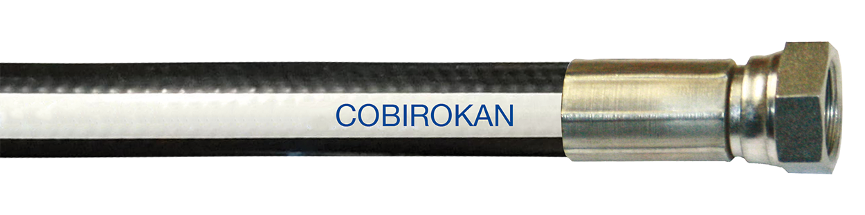 cobirokan gummi rohrreinigungsschlauch bar betriebsdruck schwarz weiss leicht hochabriebfest gerade laenge