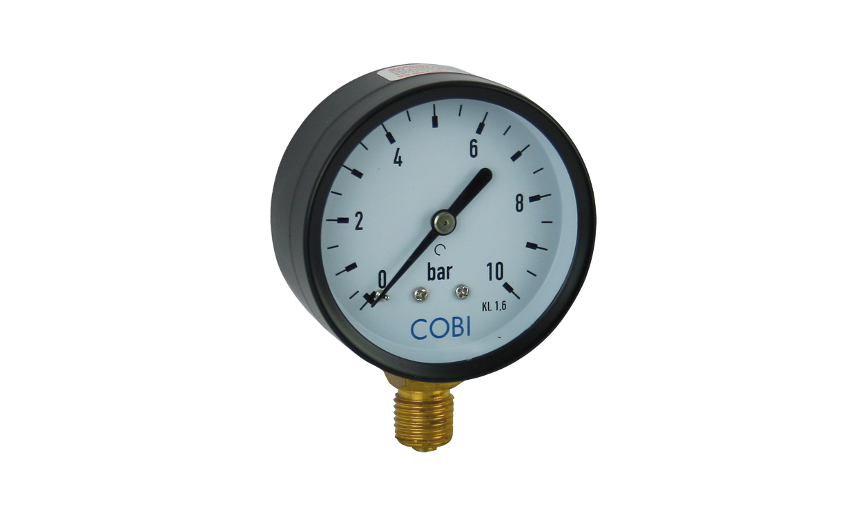 manometer unten mit aussengewinde