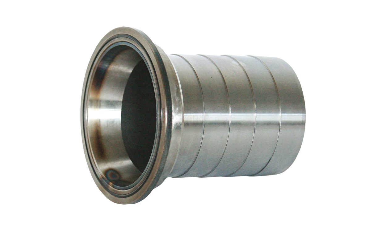 cobiquick spannflansch mit gedrehter schlauchtuelle