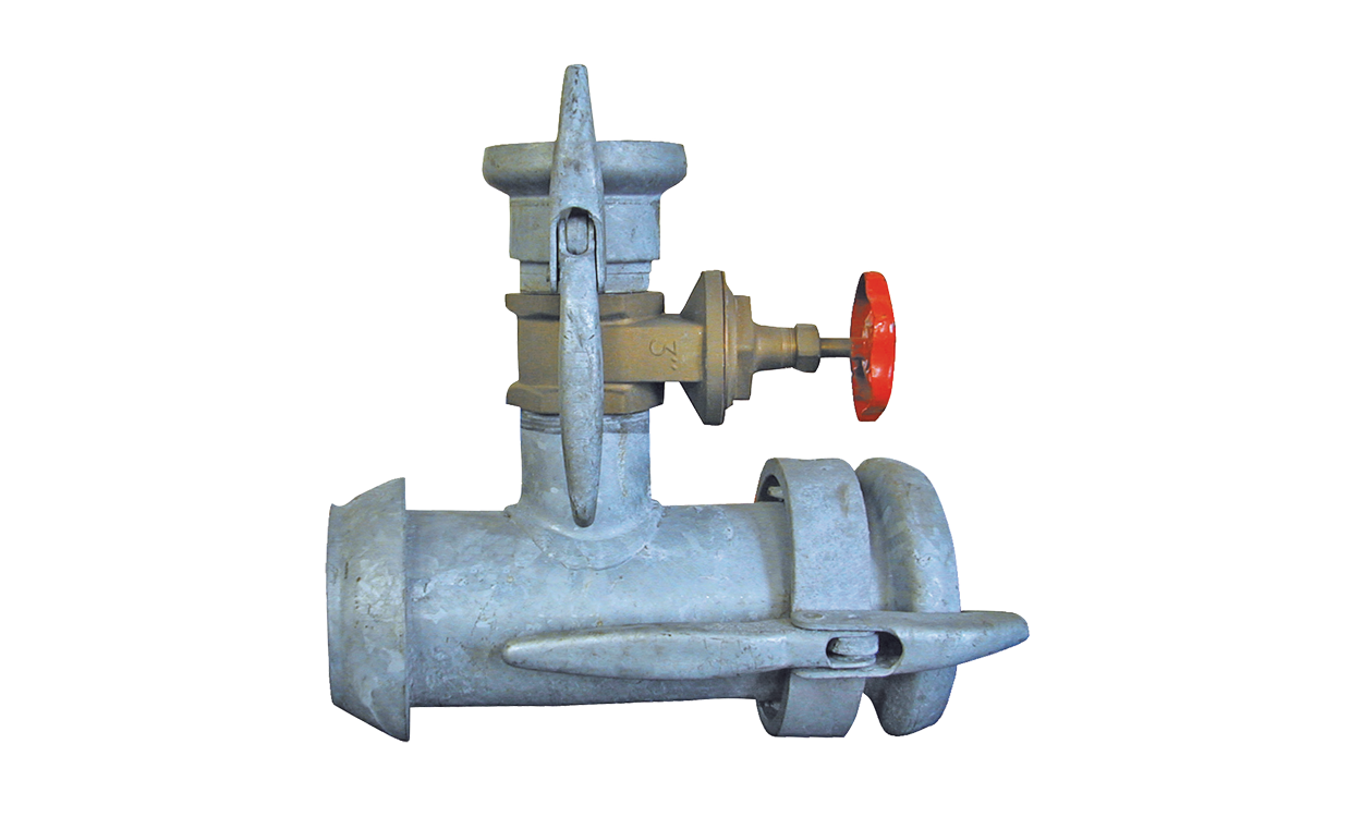 t stueck m und v teil mit messing muffenschieber system perrot