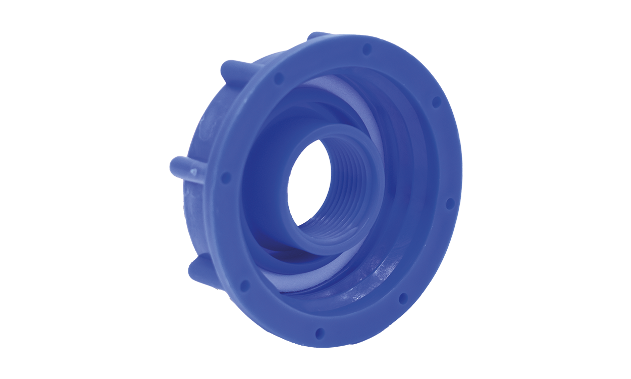 ibc adapter beidseitig innengewinde blau kurze ausfuehrung hcobi gmbh