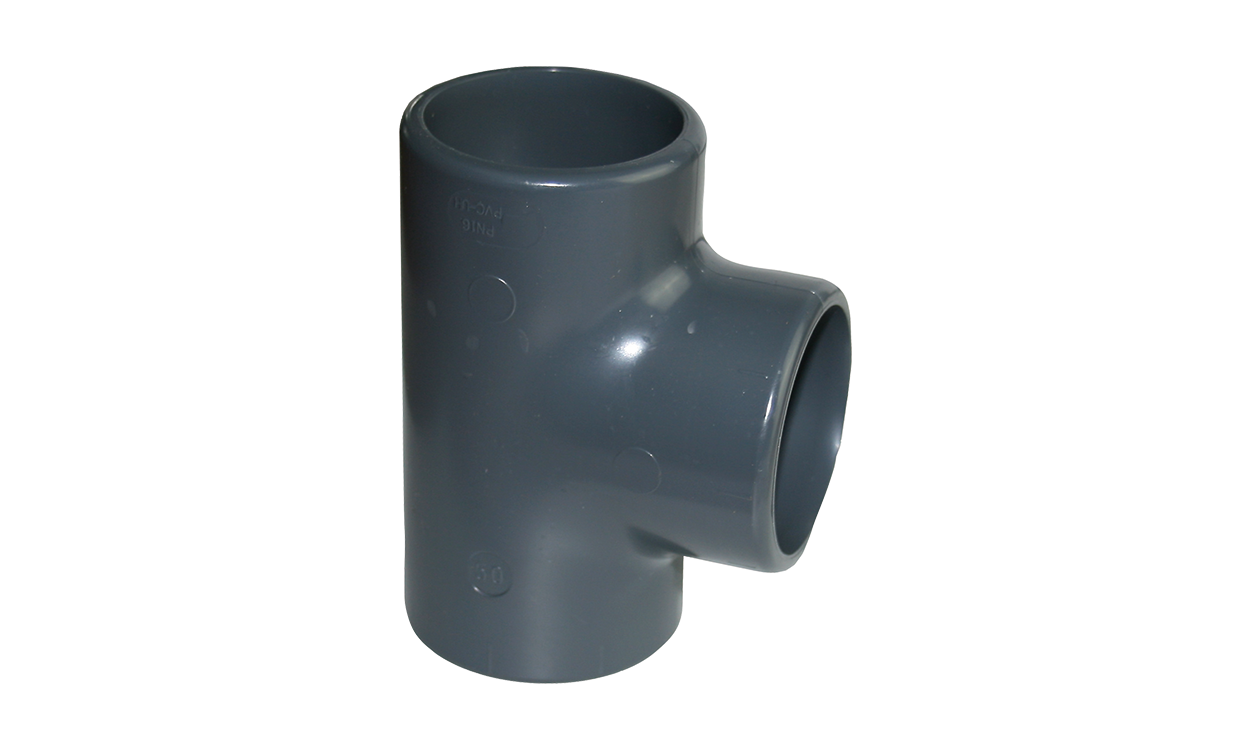 pvc t stueck grad mit klebemuffen