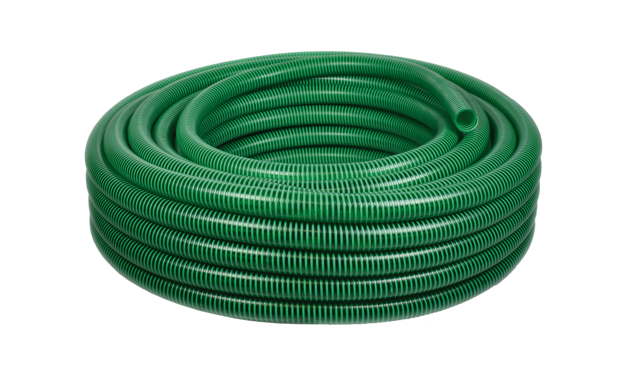 cobilight se plus hochflexibler pvc saug und druckschlauch gruen mit weisser spirale fuer schleppschlauchverteiler guelleausbringung rolle