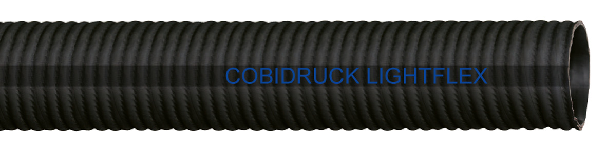 COBIDRUCK LIGHTFLEX - Zeer flexibel rubberen spiraalzuig- en persslang