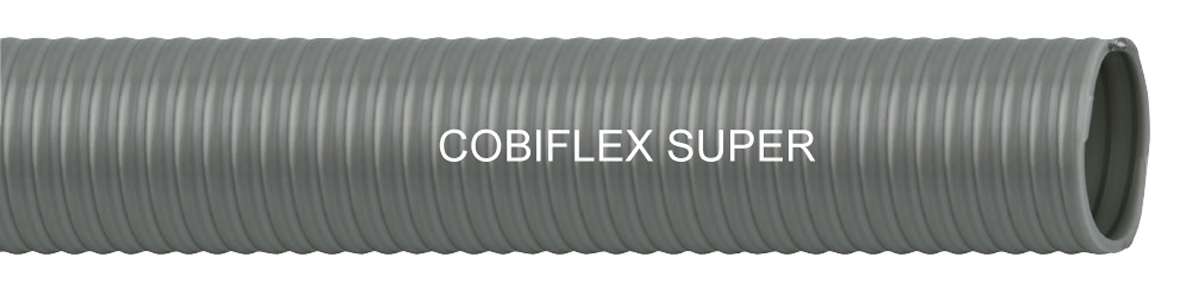 cobiflex super hochflexibler pvc saug und druckschlauch silbergrau mit hart pvc spirale fuer kommunalfahrzeuge pvc buna gemisch gerade laenge