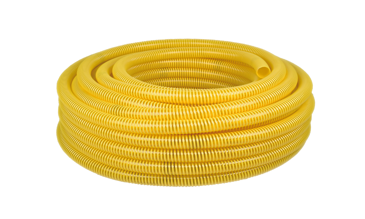 cobilight l pvc saug und druckschlauch gelb fuer lebensmittel nach eu verordnung rolle