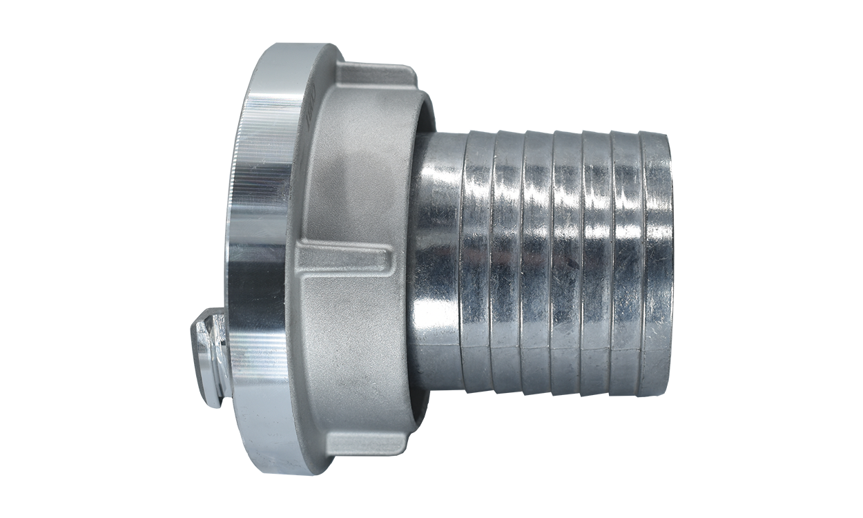 aluminium saugkupplung mit schlauchtuelle mit saegezahn profil system storz industrie huecobi gmbh