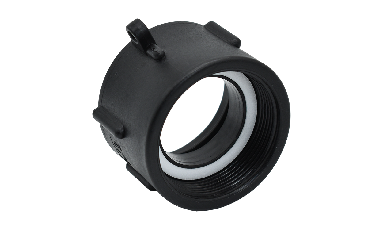 ibc adapter beidseitig innengewinde schwarz hcobi gmbh