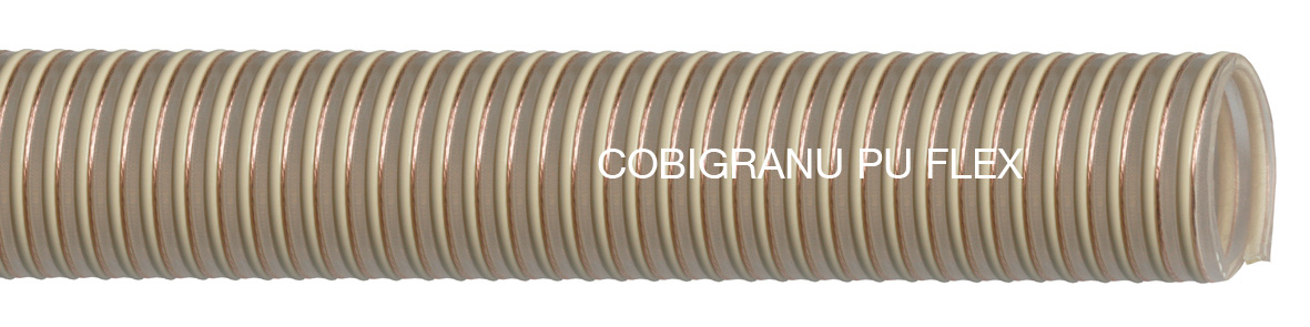 cobigranu pu flex pvc polyurethan saug und druckschlauch fuer granulate granulatfoerderschlauch mit kupferlitze gerade laenge