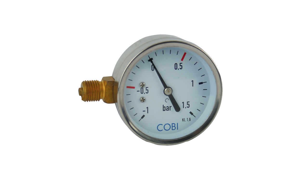 manometer links mit aussengewinde