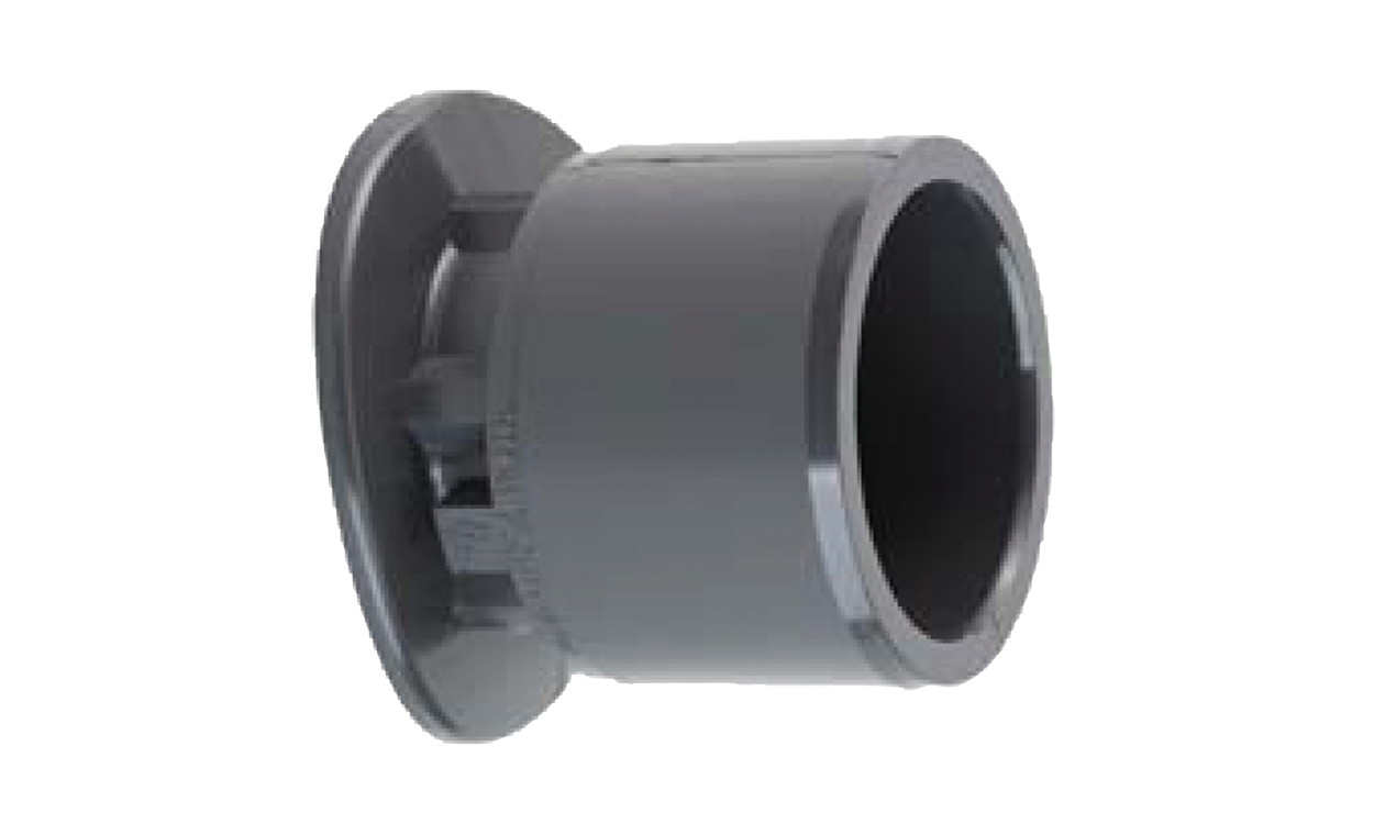pvc abzweigstueck mit klebefaeche und klebemuffe