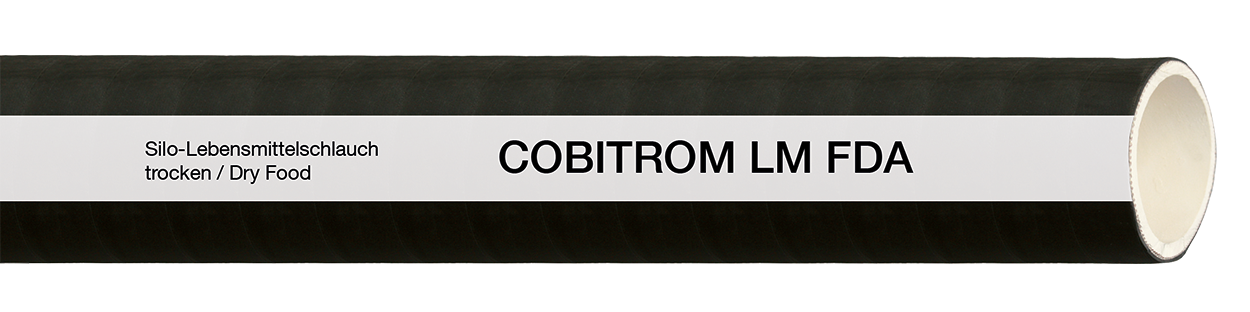 cobitrom lm lebensmittelfoerderschlauch fuer trockene medien silo foerderschlauch bar gerade laenge hcobi gmbh