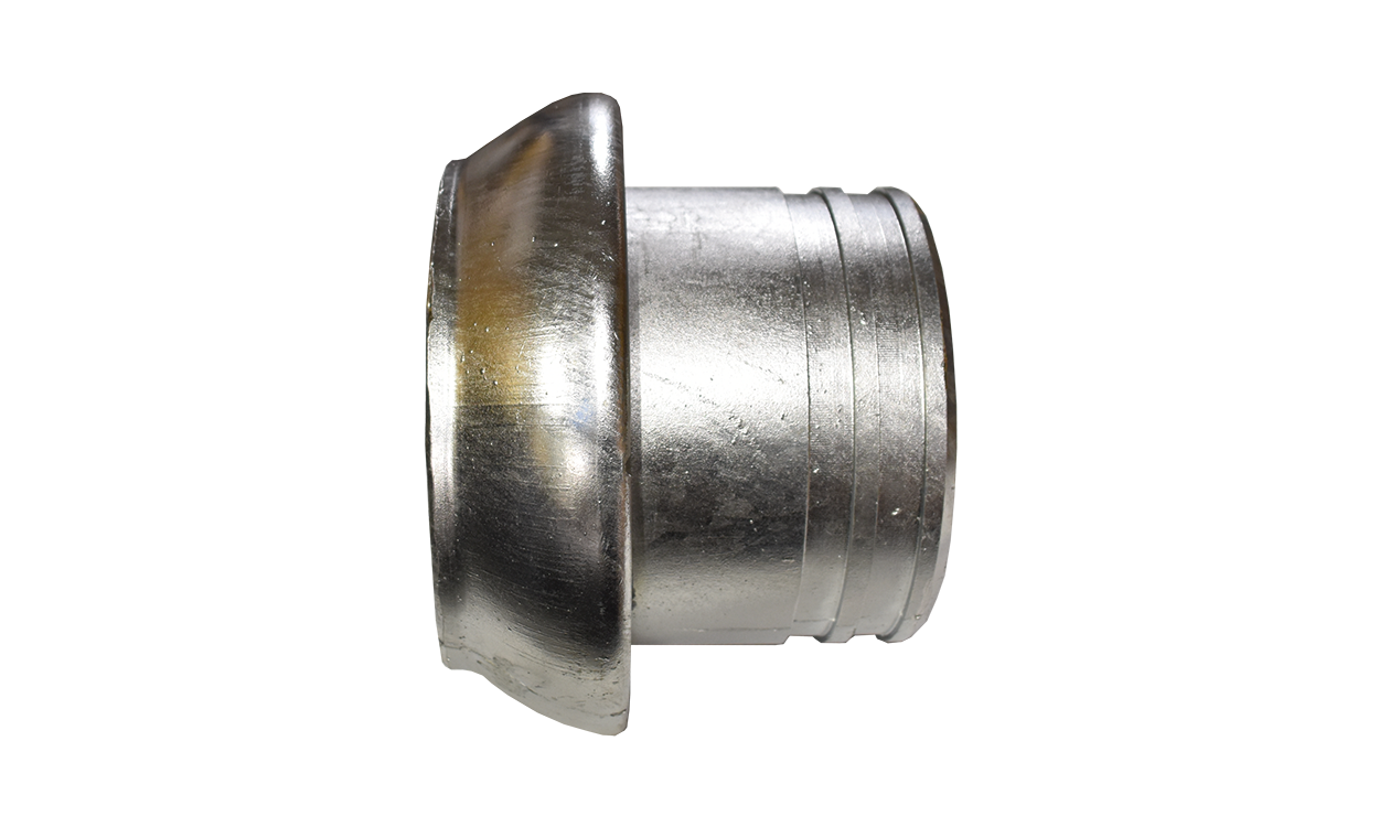 v teil mit glatter schlauchtuelle fuer klemmschaleneinband system perrot