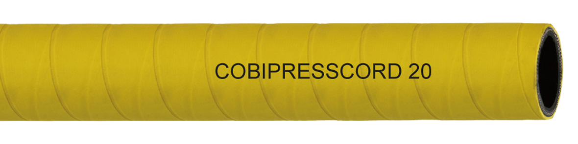 cobipresscord sbr pressluftschlauch bar betriebsdruck gelb fuer schwerem einsatz gerade laenge