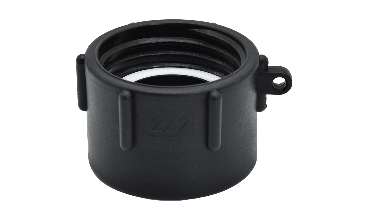 ibc adapter beidseitig innengewinde schwarz hcobi gmbh