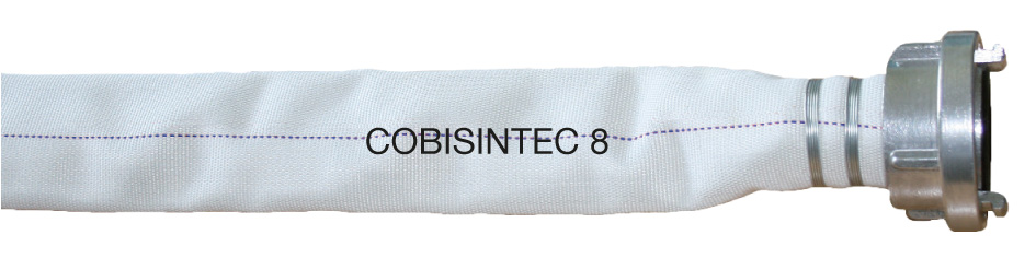 cobisintec synthetik bau und industrieschlauch flachschlauch mit storz kupplungen baustellenschlauch bar betriebsdruck weiss gerade laenge