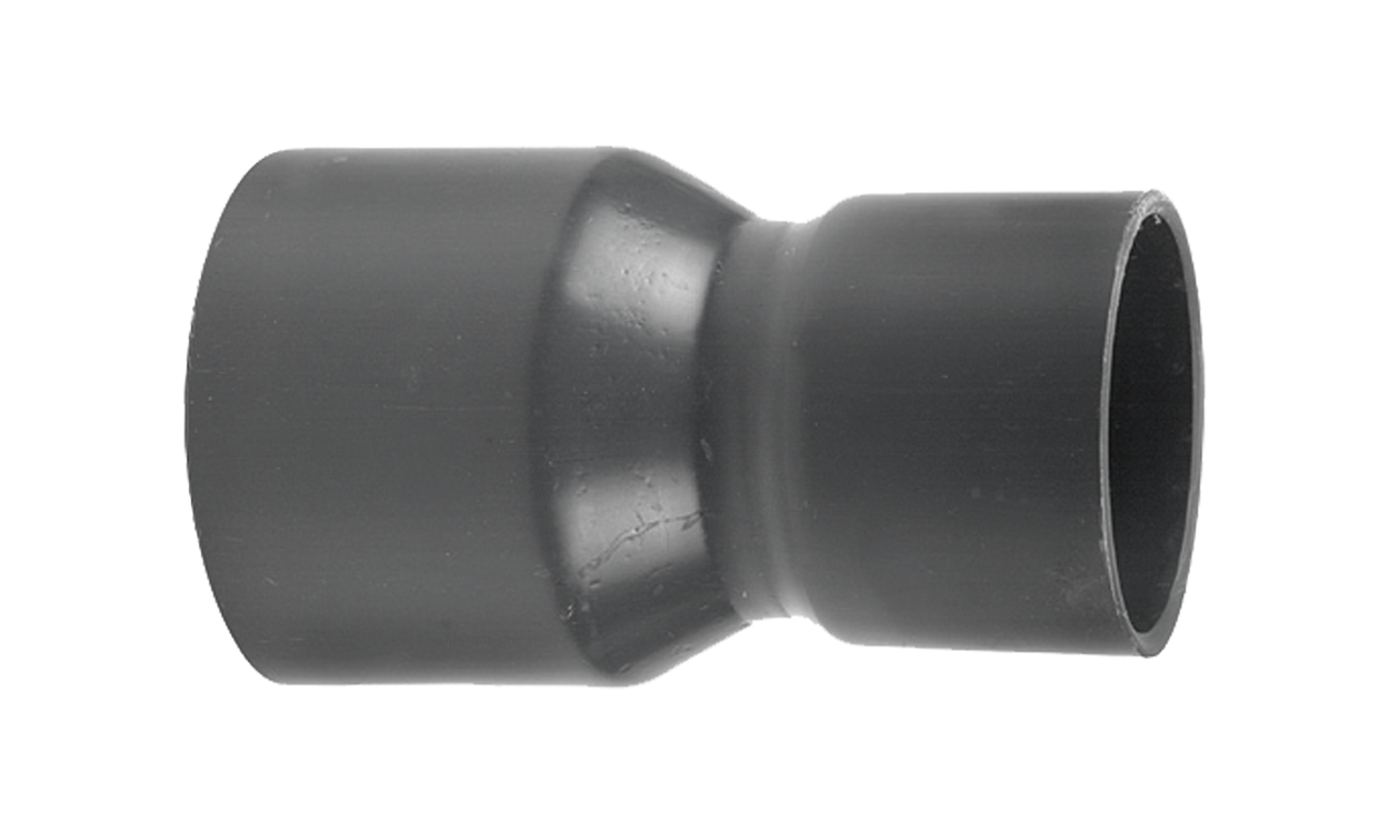 pvc reduziermuffe aus rohr