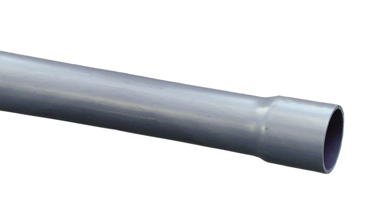 pvc druckrohr mit klebemuffe