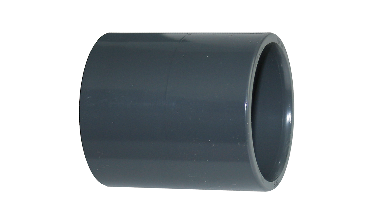 pvc muffe glatt aus spritzguss