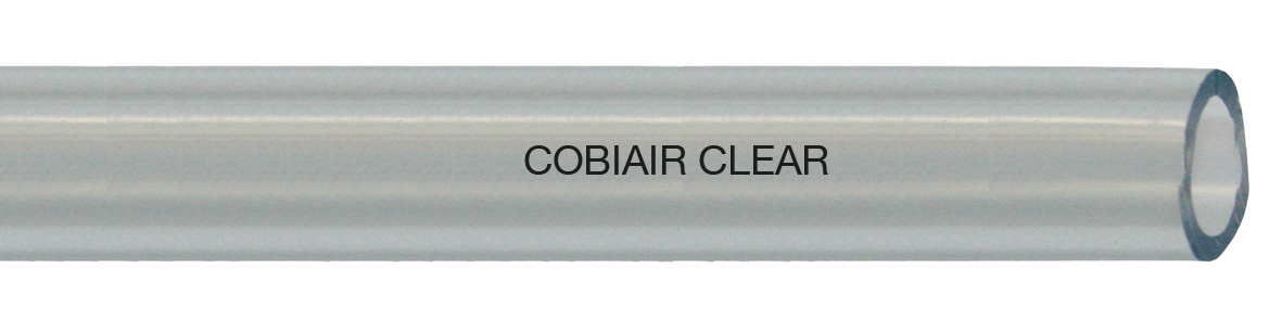 cobiair clear pvc schlauch klar transparent zum durchleiten von luft wasser und lebensmitteln gerade laenge